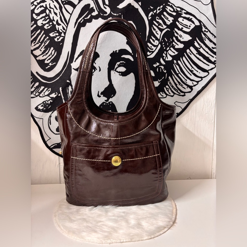 Coach brown patent legacy ergo!